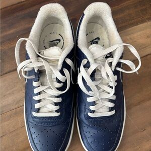 Nike Navy and white Athletic Shoes